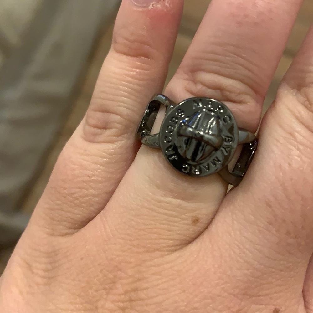 Gunmetal Marc by Marc jacobs ring